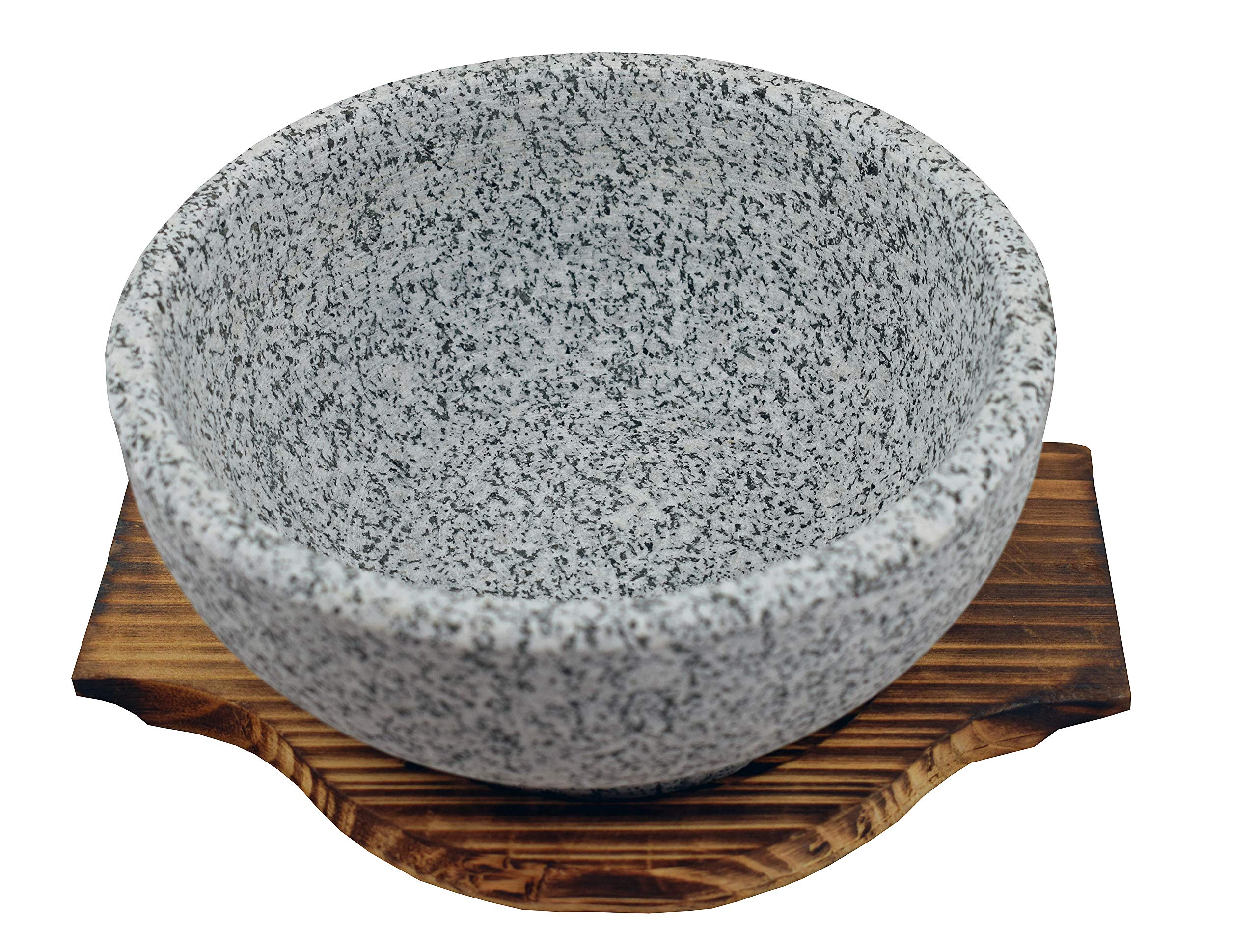 Sunrise Kitchen Supply Natural Stone Bowl For Bibimbap and Soup (36 OZ)