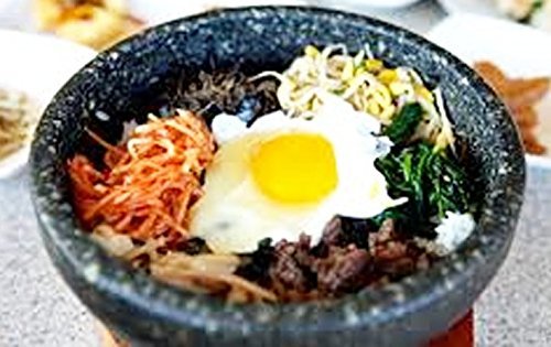 Sunrise Kitchen Supply Natural Stone Bowl For Bibimbap and Soup (36 OZ)