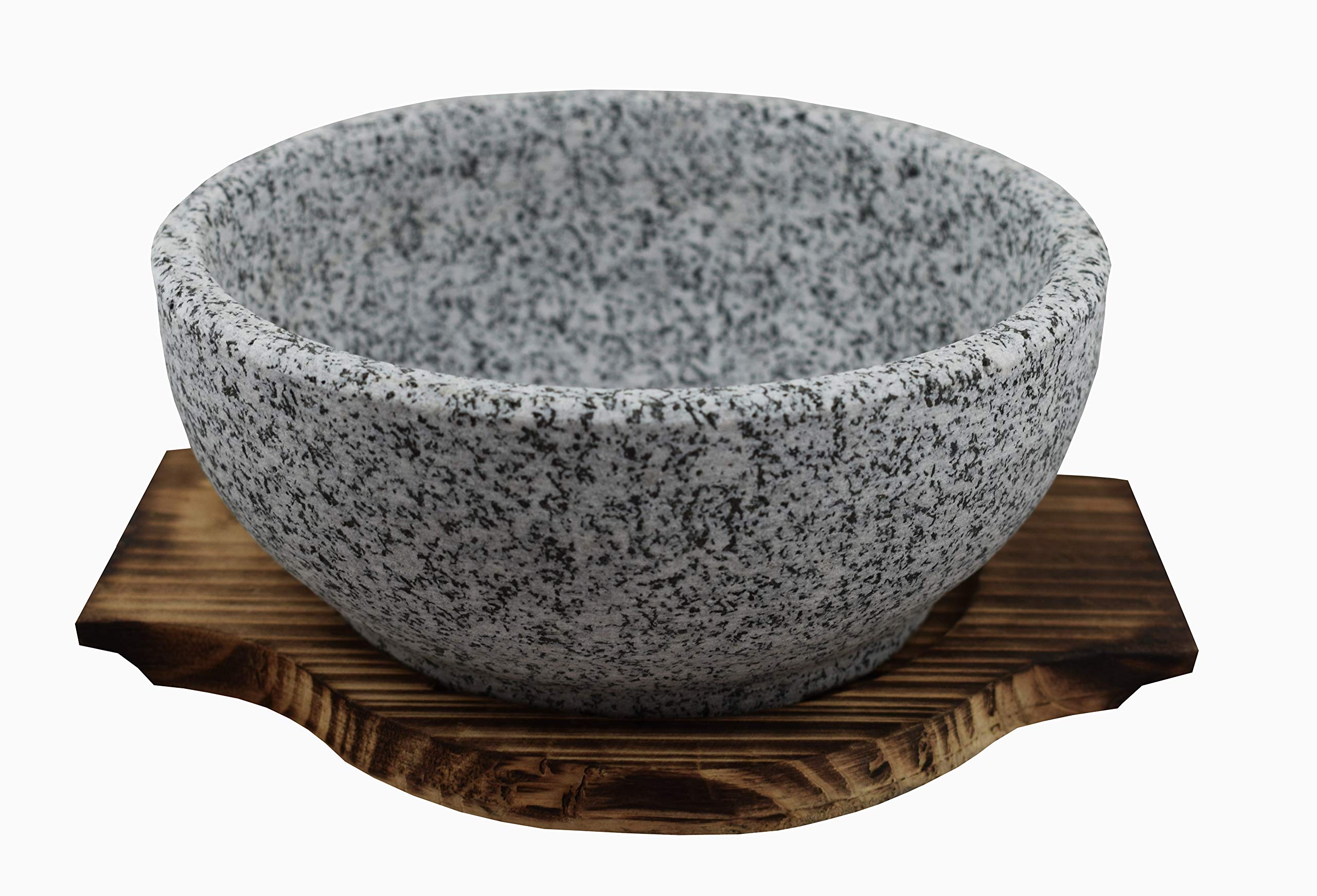 Sunrise Kitchen Supply Natural Stone Bowl For Bibimbap and Soup (36 OZ)