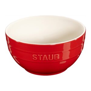 staub ceramics universal bowl, 6.5-inch, cherry