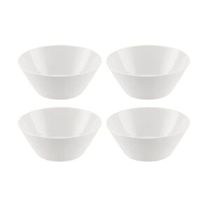 royal doulton 1815 pure 6", set of 4 cereal bowls, 6in, white