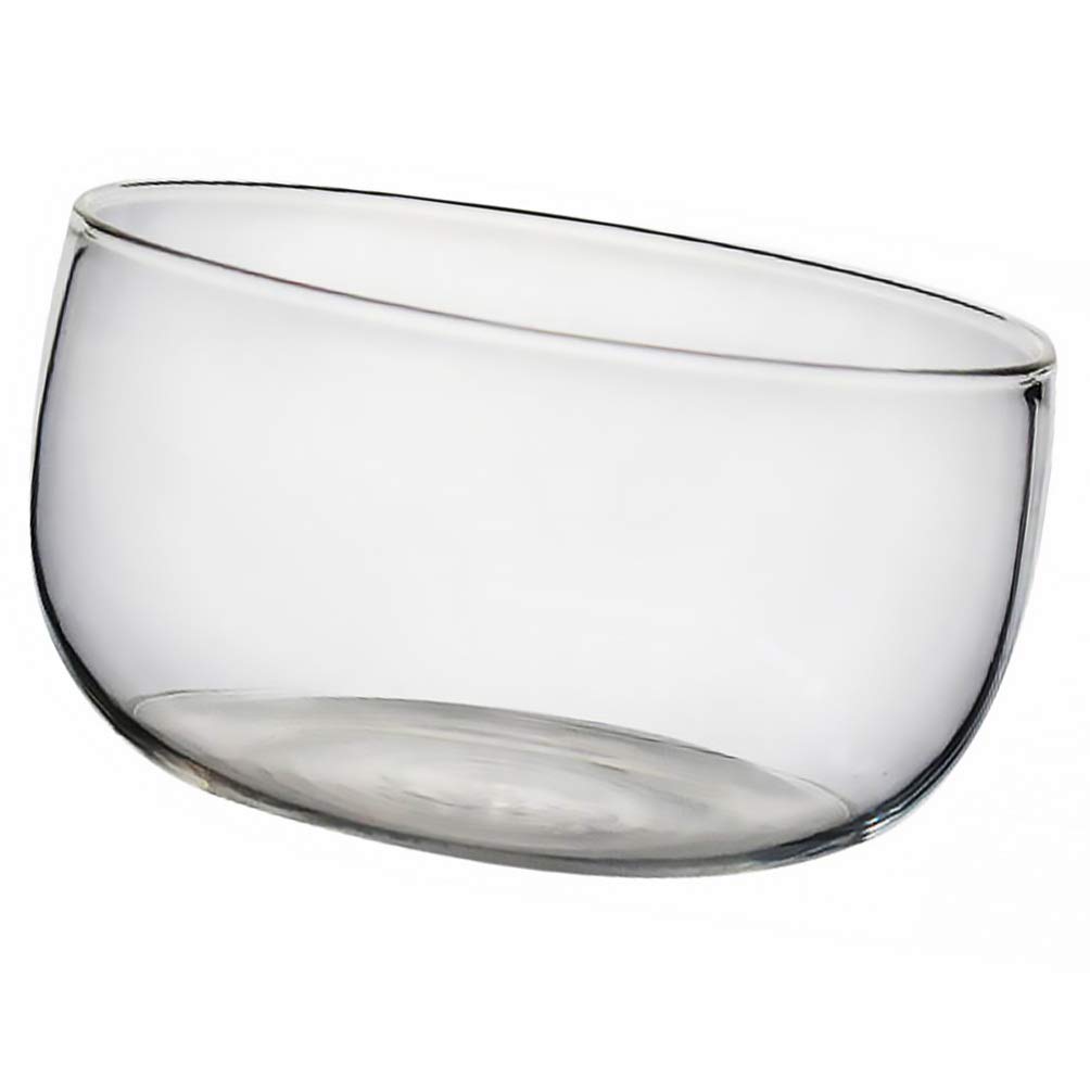 Cabilock Round Tempered Glass Bowl Prep Bowls Snack Holder Bowl Glass Mixing Bowl Glass Food Bowls Glass Food Containers Ice Cream Bowl Glass Cereal Bowls Clear Glass Bowls Snack Bowl Salad