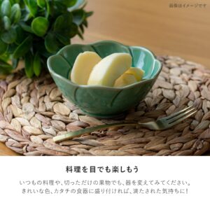 Minorutouki mino ware mell Goldenrod, φ4.92×H2.09in 8.01oz Made in Japan