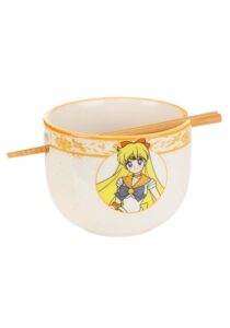 just funky sailor venus noodle bowl with chopsticks standard