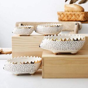 JJ Gifts Hedgehog Bowl/jewelry Holder/Flower Pot Set of 4