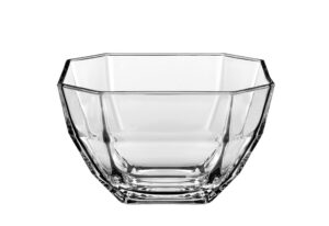 barski - european quality - glass - set of 6 - small bowls - octagon - could be used for small fruit/nut/dessert - each bowl is 5.5" diameter - made in europe