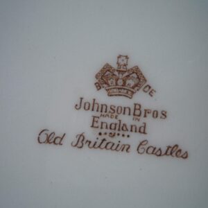 Johnson Brothers Old Britain Castles Brown Multicolor Fruit Bowl 5 1/8"