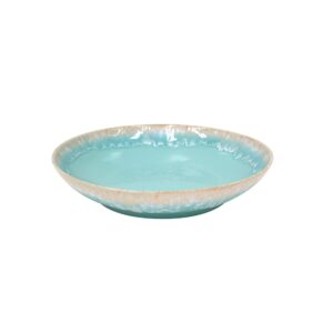 Casafina Ceramic Stoneware 13'' Pasta Serving Bowl - Taormina Collection, Aqua | Microwave & Dishwasher Safe Dinnerware | Food Safe Glazing | Restaurant Quality Tableware