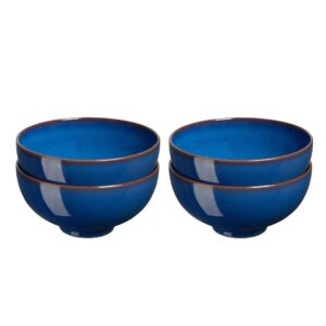 imperial blue rice bowls set of 4