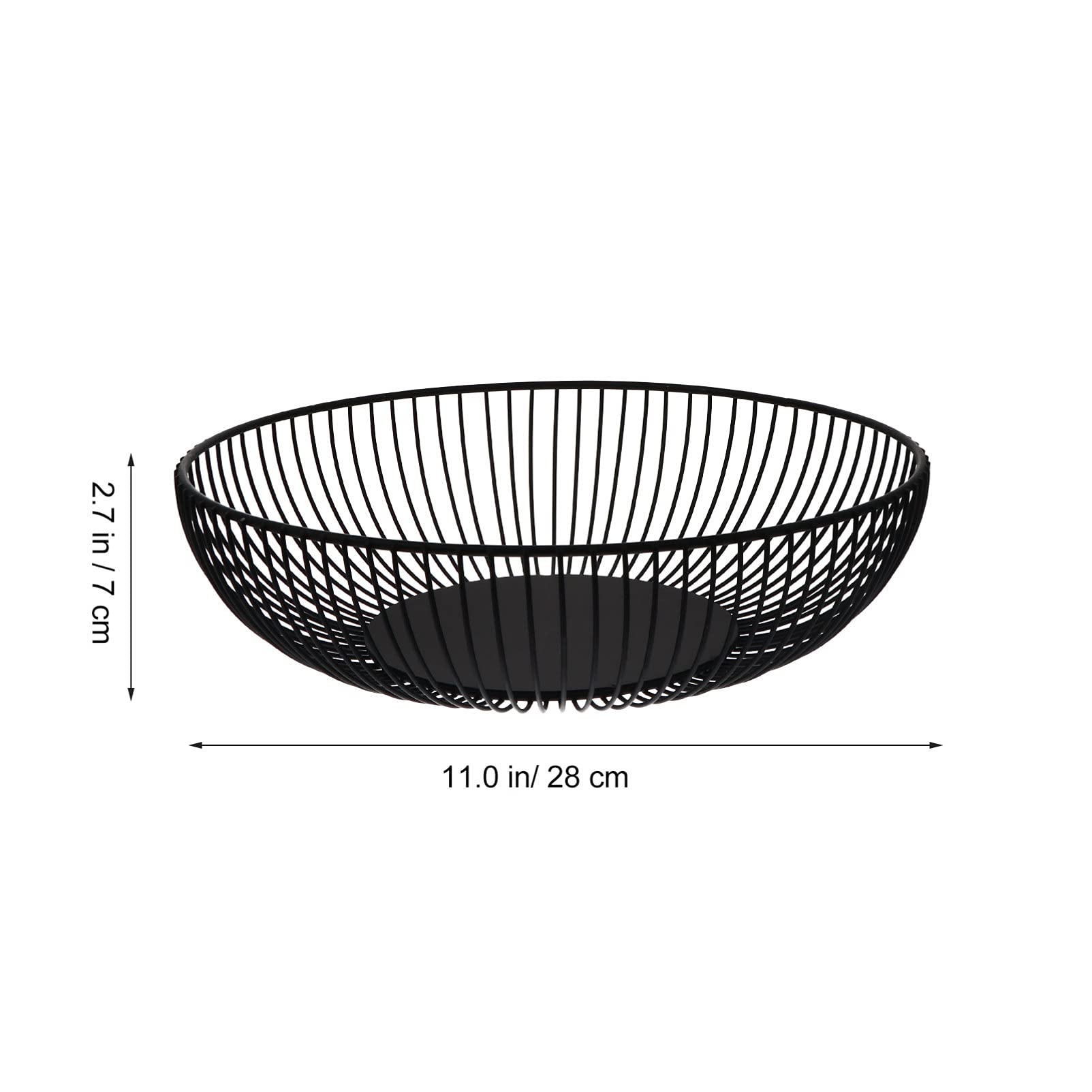 LIFKOME Metal Wire Countertop Fruit Bowl Basket Holder for Kitchen Modern Home Storage Decor Stand Metal Wire Fruit Basket Minimalist Housewares Metal Iron Fruit Storage Bowls Holder