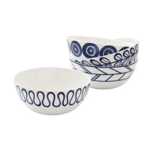 zen scandi porcelain noodle salad bowls 40oz set of 4