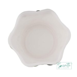 Servette Home Medium Ceramic Olive Salad Bowl 3 Inchs High and 5.75 Inches Wide.