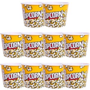 nolitoy popcorn box 10pcs popcorn bucket cardboard child pp food popcorn holders