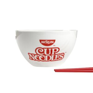 bioworld nissin cup noodles 20 oz ramen bowl with chopsticks