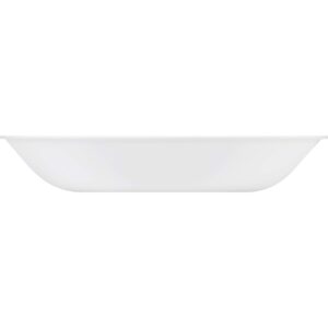 Corelle Service for 6, Chip Resistant, Country Cottage Dinner Plates, 18-Piece & Winter Frost White 20-Ounce Bowl Set (6-Piece)