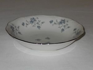 VINTAGE JOHANN HAVILAND BAVARIA BLUE GARLAND 8" SOUP BOWL (set 0f 4)