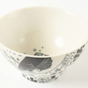 Mino ware Japanese Ceramics Rice Bowl Sea Creatures Matte Finish made in Japan (Japan Import) GBC003