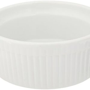 Bia Cordon Bleu White Porcelain Individual Souffle Bowl, 10 oz, White