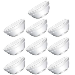 doitool stackable clear bowl set of 10 glass bowls, mini prep bowls stackable glass serving bowls for kitchen prep, dessert, dips, salad, candy dishes, 2.4 x 1.1 inch small glass bowls
