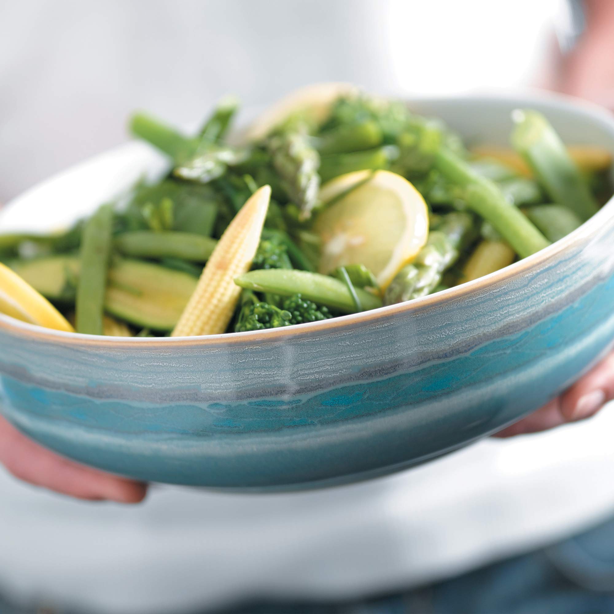 Denby Azure Coast Serving Bowl