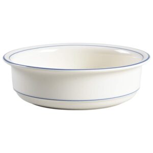 lenox blue pinstripes chinastone soup/cereal bowl