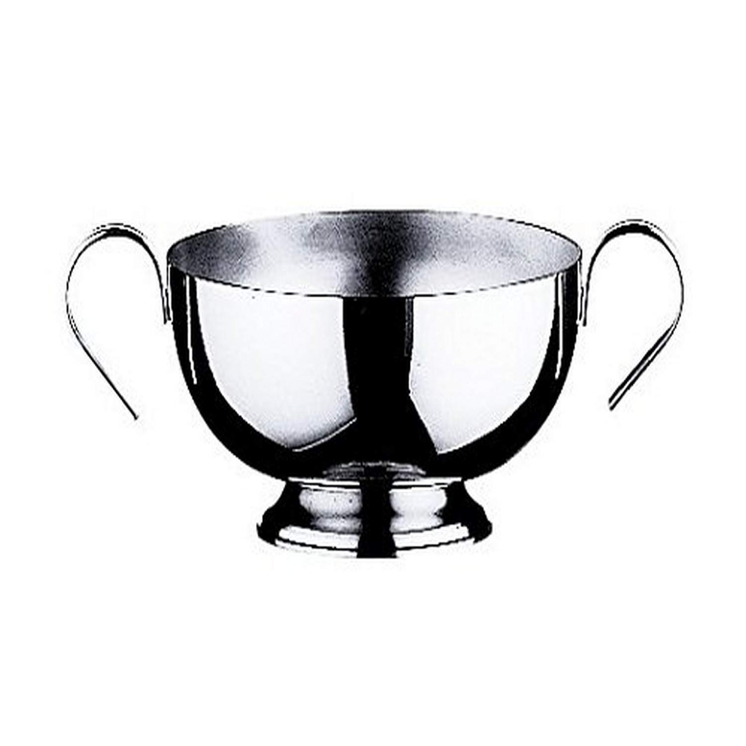 Mepra Silver Soup Cup Finish, Dishwasher Safe Serveware