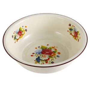 lsly bowl printing enamel basin enamel tableware enamels pots fruit bowl soup wash bowl 26cm