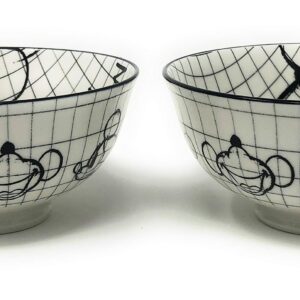 Set of 2 Mickey Sketchbook Tidbit Bowls (Laughing)