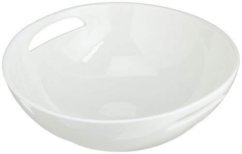 10 Strawberry Street Whittier 13.5"/96 Oz Handled Bowl, White
