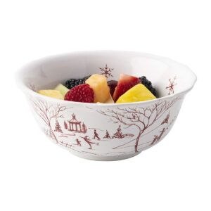 Juliska Country Estate Winter Frolic Ruby Cereal/Ice Cream Bowl