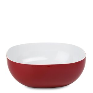 mepal rosti bowl 2.5 litres red/white