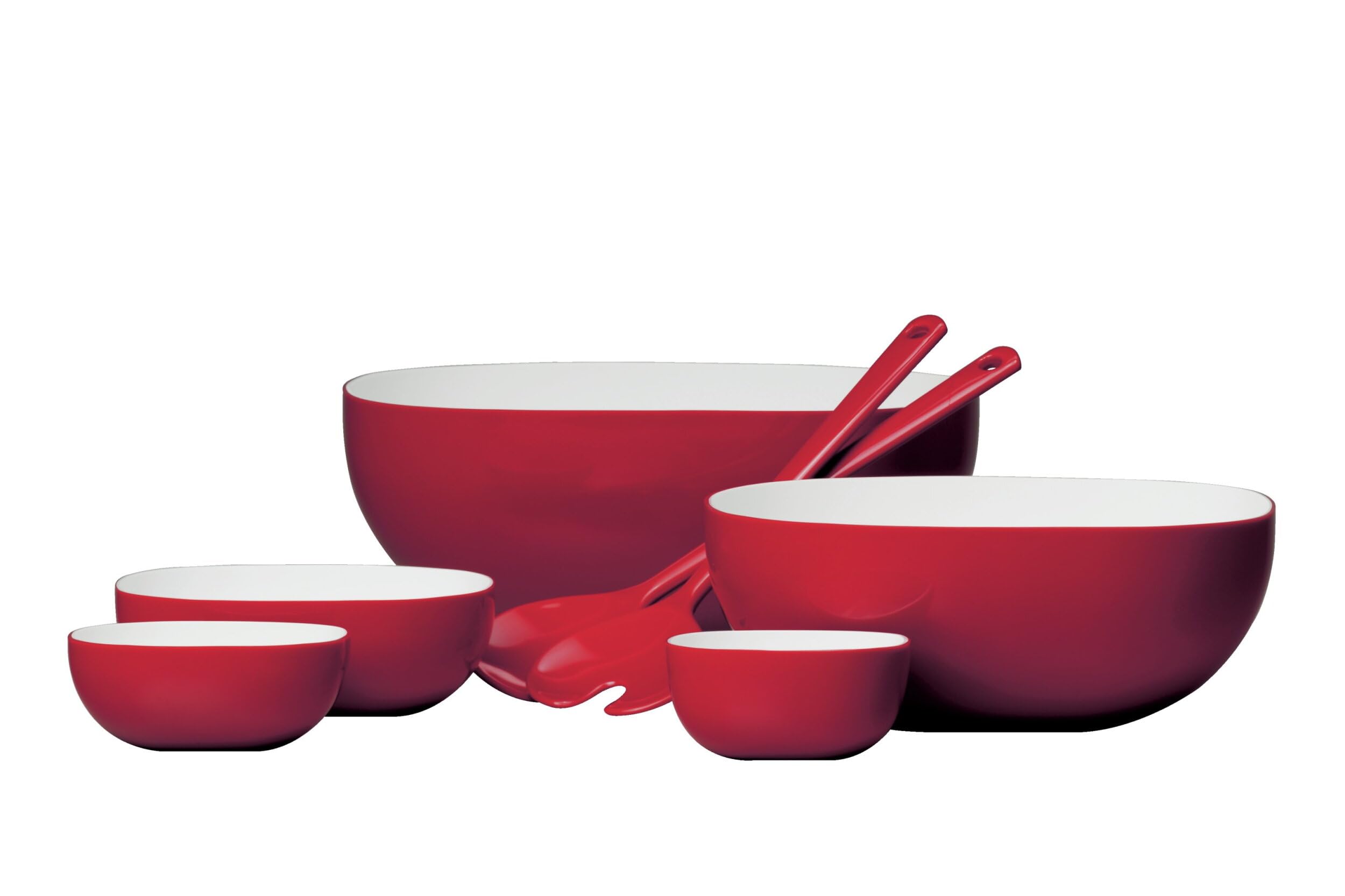 Mepal Rosti Bowl 2.5 Litres Red/White