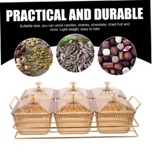 CIYODO Snacks Plate 1 set Kitchen Platter Fruits Dried Snack Fruit Plate Party with Candy Tray Nuts Serving Dish Snacks Condiments Appetizer Wedding Household Desserts for Dried Fruit Dish