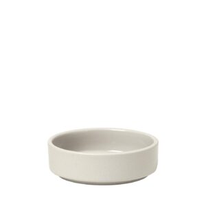 blomus pilar ceramic bowl 4 inch moonbeam - cream - set of 4