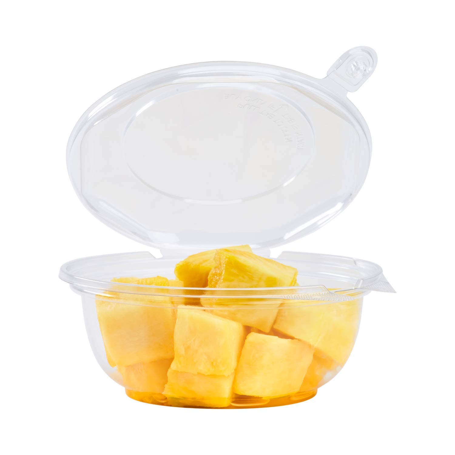 Karat 24oz PET Tamper-Proof Salad Bowls with Dome Lids - Clear, Recyclable, Freezer-Safe Containers (Pack of 240)