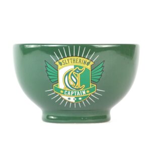 harry potter |cereal bowl | slytherin crest | dishwasher safe