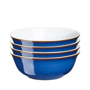 denby imperial blue set of 4 cereal bowl