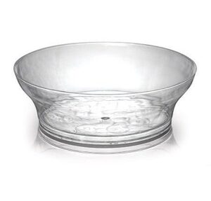 fineline settings savvi serve clear 10oz plastic bowl - 1 set - 240 pieces