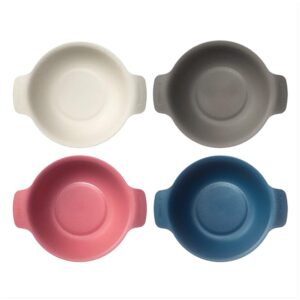 nineware bpa-free cereal bowl set of 4 unbreakable lightweight for soup, rice, yogurt dishwasher & microwave safe