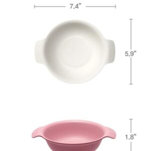 Nineware BPA-Free Cereal Bowl Set of 4 Unbreakable Lightweight for Soup, Rice, Yogurt Dishwasher & Microwave Safe