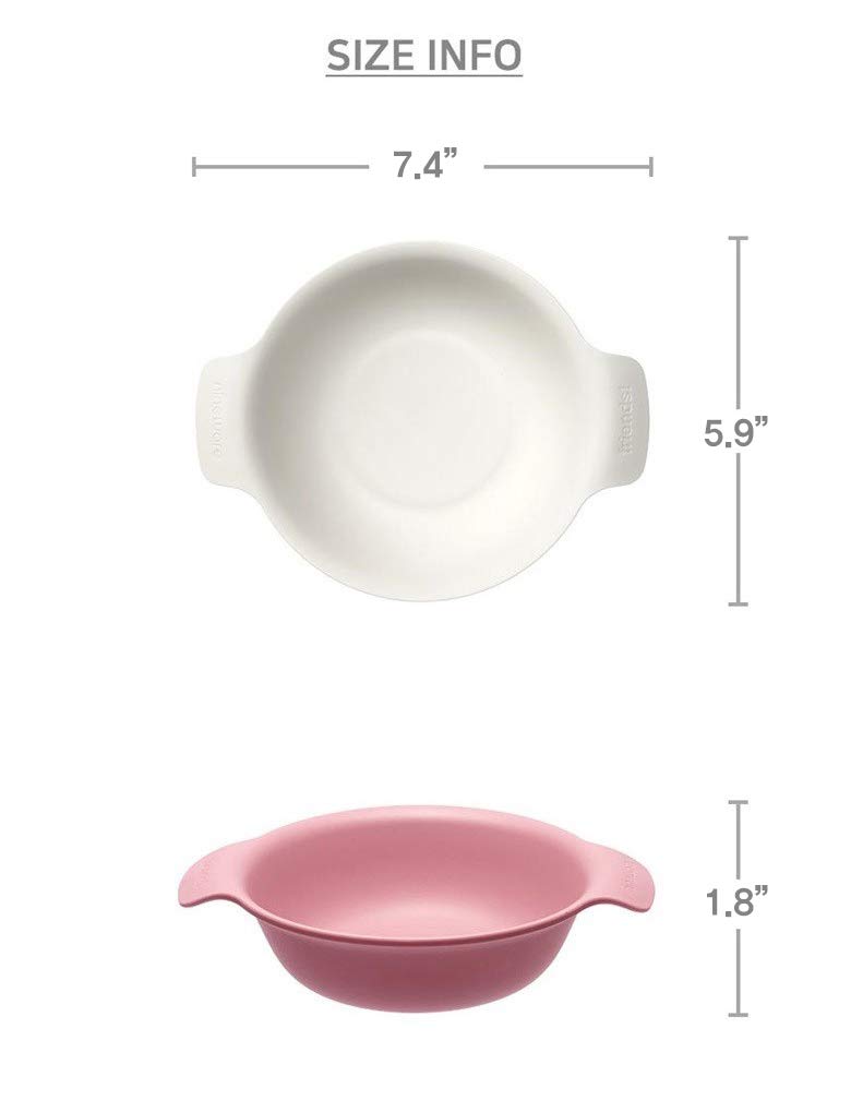 Nineware BPA-Free Cereal Bowl Set of 4 Unbreakable Lightweight for Soup, Rice, Yogurt Dishwasher & Microwave Safe