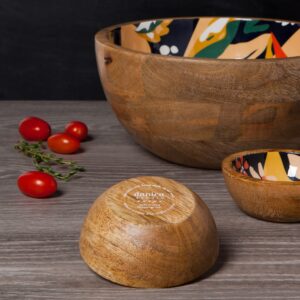 Danica Studio Superbloom Mango Wood Mini Bowl, 4 inches DIA