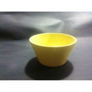 yanco ns-302y nessico bouillon cup, 8 oz capacity, 2" height, 3.75" diameter, melamine, yellow color, pack of 48