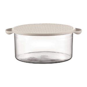 bodum hot pot bowl with lid, 85 oz, white