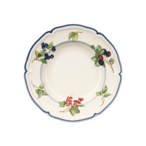 villeroy & boch cottage rim soup, 9 in, white/colorful