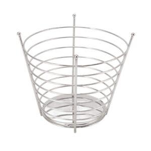 fruit bowl, kitchen basket, fruit basket stainless steel round 4 legged snack fruit table basket for home organizing storage