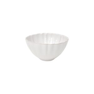 costa nova ceramic stoneware 26 oz. soup & cereal bowl - alentejo collection, white | microwave & dishwasher safe dinnerware | food safe glazing | restaurant quality tableware