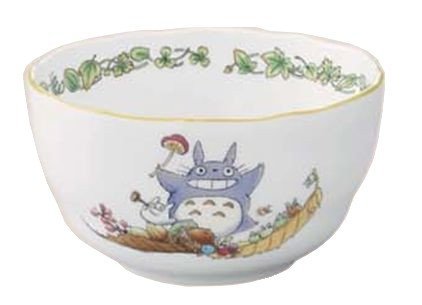 Noritake X Studio Ghibli Neighbor Totoro"Totoro with mushroom" Japanese rice bowl TT97876/4924-3 from Japan