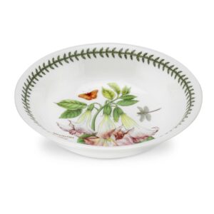 portmeirion exotic botanic garden 8.5 inch pasta bowl with arborea motif | dishwasher, microwave, and oven safe | for pasta, soups, and salads | made in england
