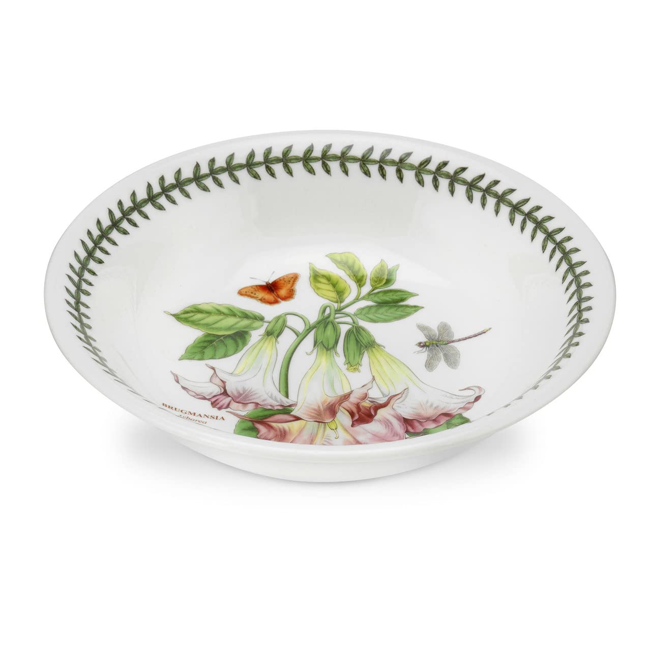 Portmeirion Exotic Botanic Garden 8.5 Inch Pasta Bowl with Arborea Motif | Dishwasher, Microwave, and Oven Safe | For Pasta, Soups, and Salads | Made in England